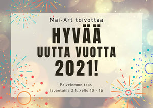 Mai-Art wishes all the 2021 happy new year