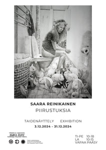 SAARA REINIKAINEN - Piirustuksia taidenäyttely 3-31.12.2024