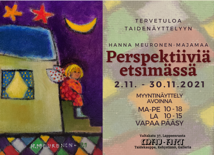 November exhibition - Perspektiiviä etsimässä, Hanna Meuronen-Majamaa