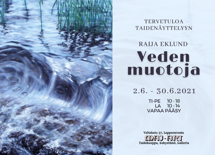 June exhibition - Veden muotoja, Raija Eklund